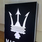 Maserati Illuminated Light Box Logo Sign #B50
