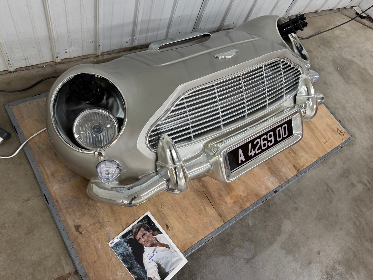 Aston Martin DB5 Full Scale Front Bumper Display Model #P1