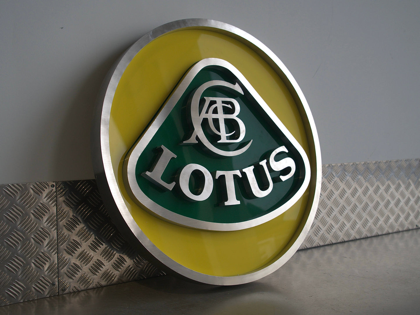 Lotus Dealership Crest Logo Sign #D52