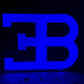 Bugatti EB Dealership Illuminated Logo Sign #D1