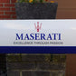 Maserati Dealership Enamel Sign #A60