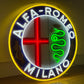Alfa Romeo Neon Sign #N132