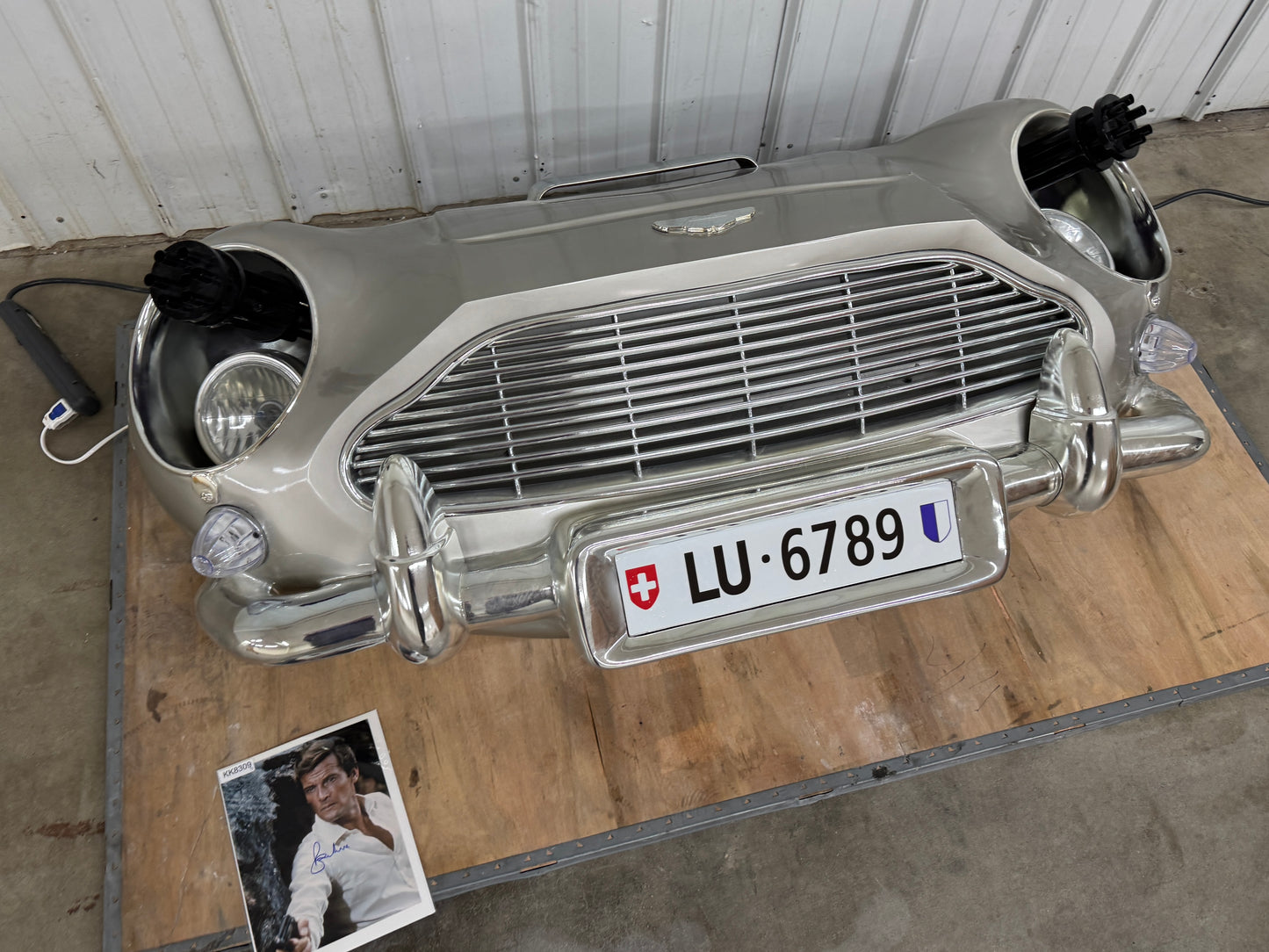 Aston Martin DB5 Full Scale Front Bumper Display Model #P1