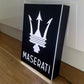 Maserati Illuminated Light Box Logo Sign #B50