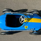American Retro Racer Pedal Car Blue and Yellow #S16