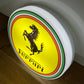 Ferrari Round Illuminated Logo Sign #B27