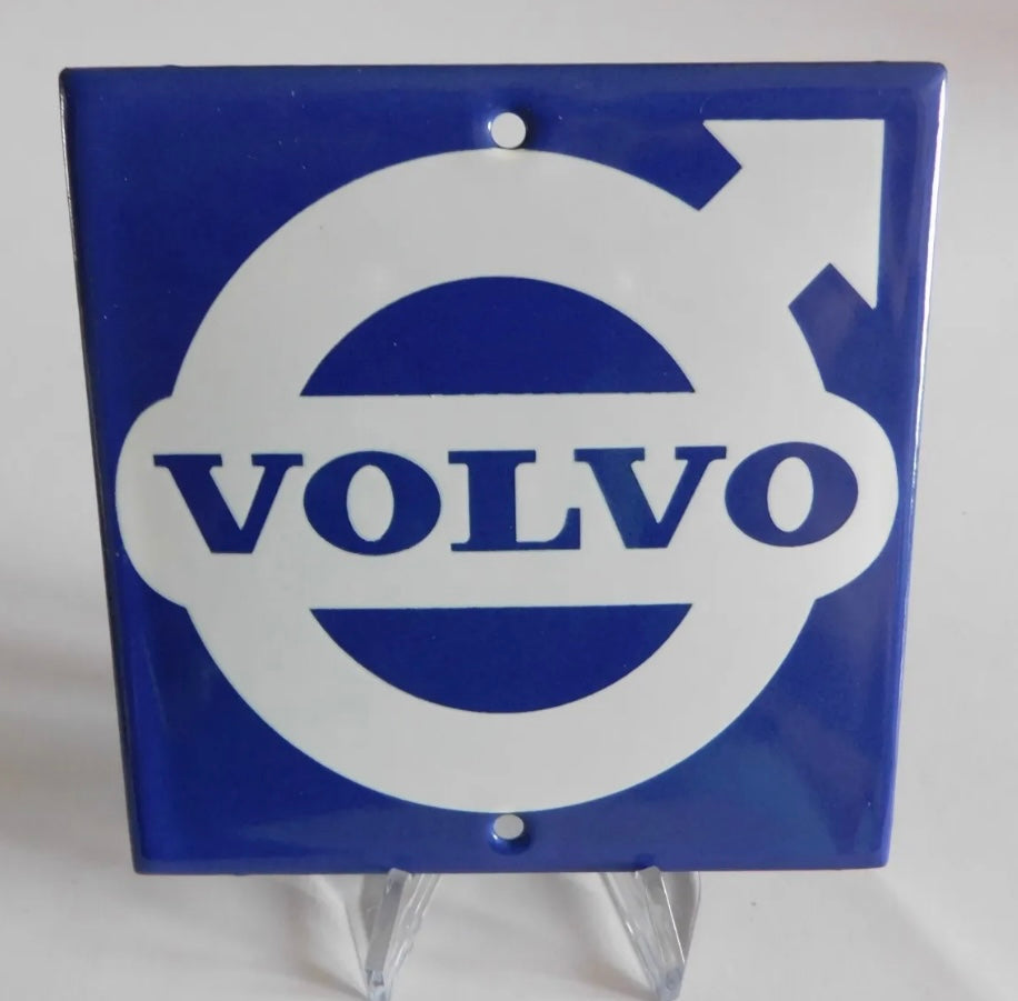 Volvo Enamel Sign #A75