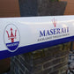 Maserati Dealership Enamel Sign #A60