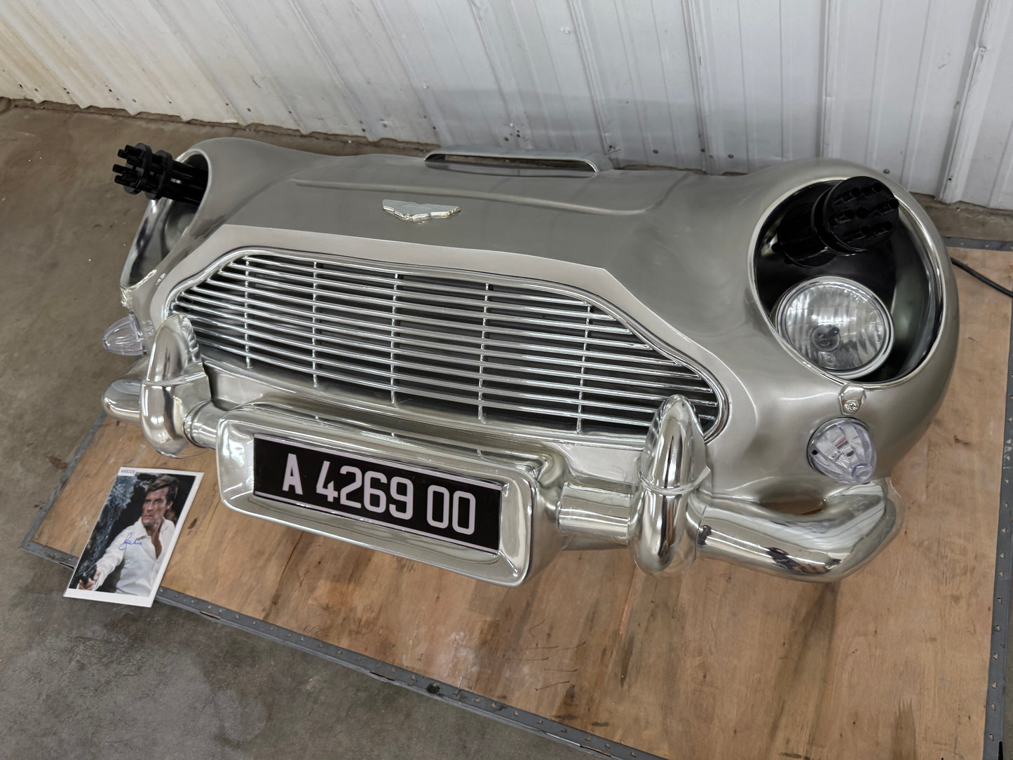 Aston Martin DB5 Full Scale Front Bumper Display Model #P1