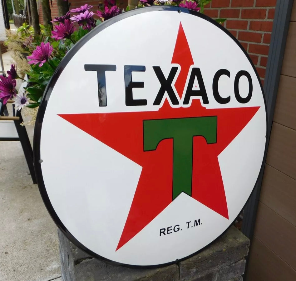 Texaco Enamel Sign #A39
