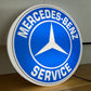 Mercedes Benz Service Round Illuminated Logo Sign #B54