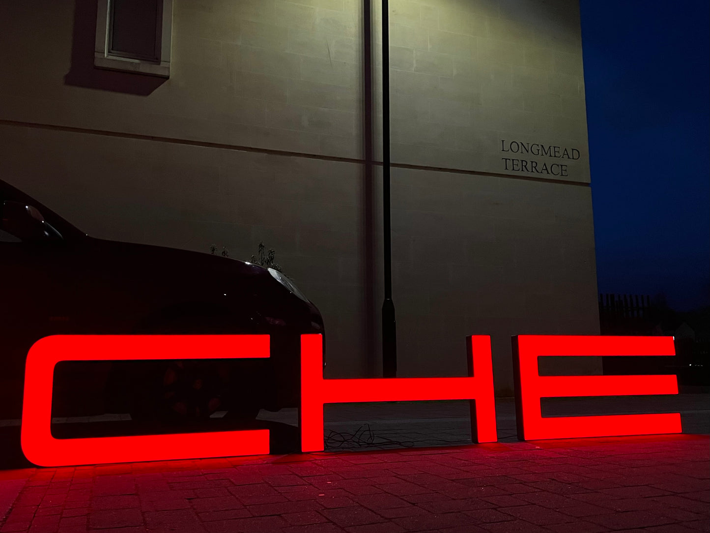 Porsche Dealership Illuminated Sign #D33