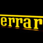 Ferrari Spellout Illuminated Logo Sign #D7