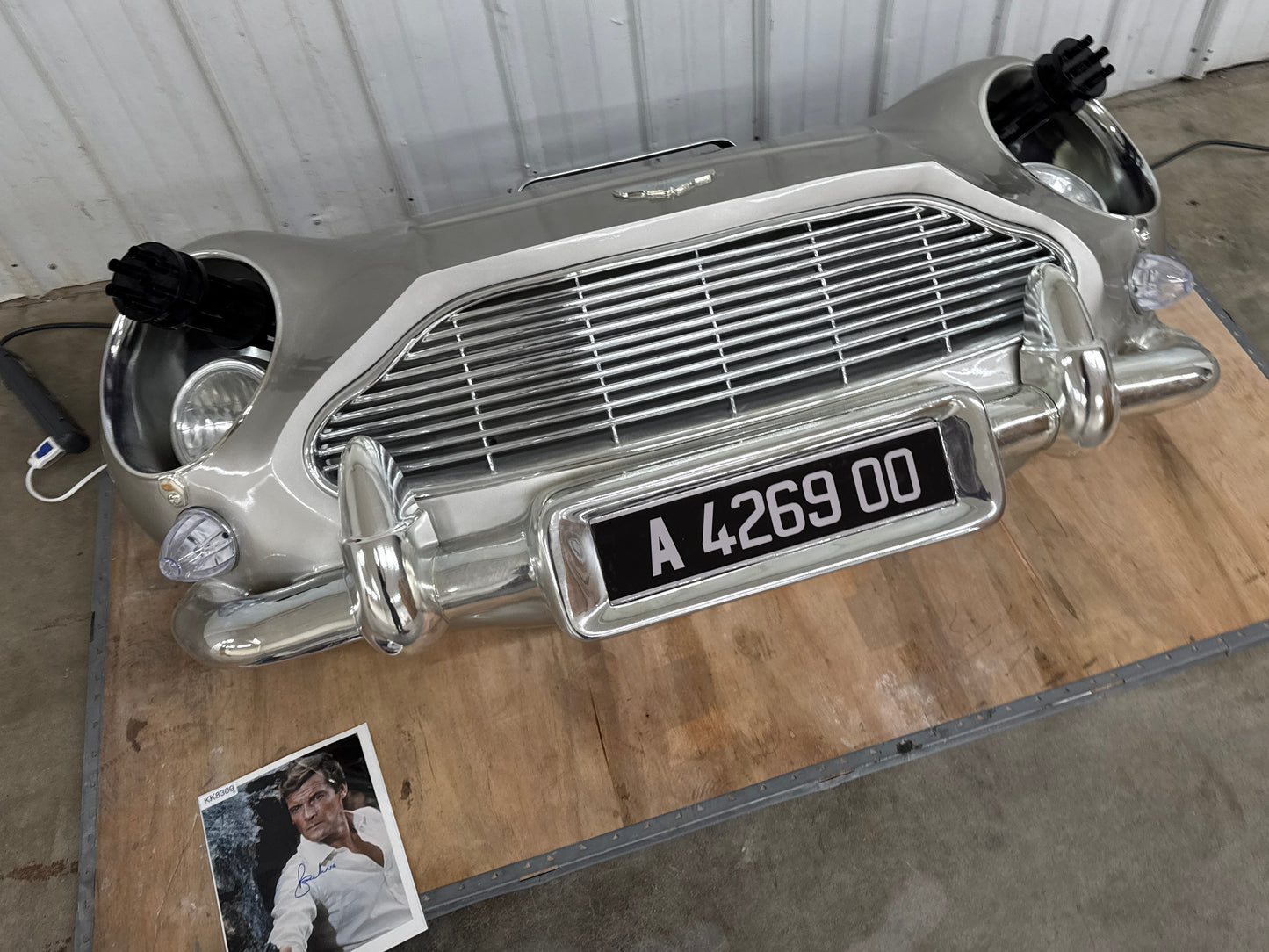 Aston Martin DB5 Full Scale Front Bumper Display Model #P1