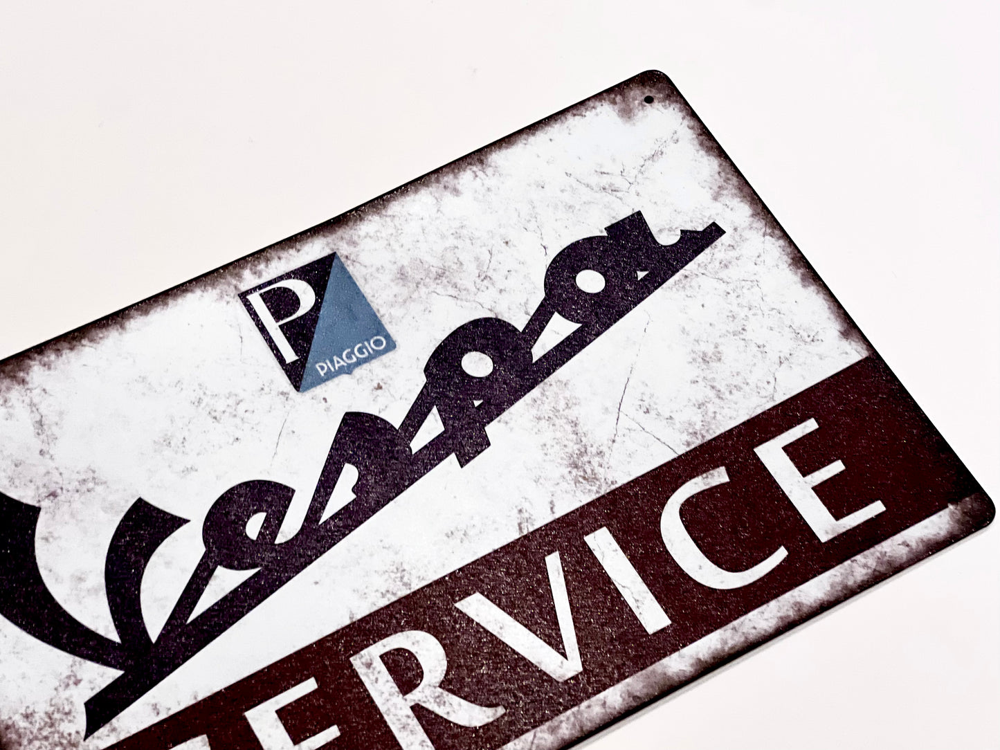 Vespa Service Metal Sign #A104