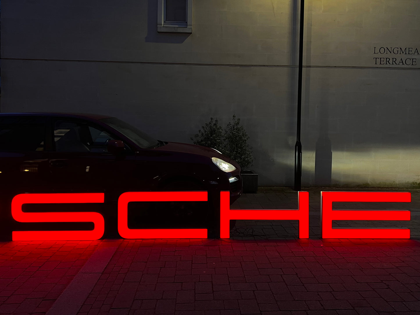 Porsche Dealership Illuminated Sign #D33