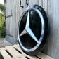 Mercedes Benz Dealership Vintage Round Illuminated Sign #D14