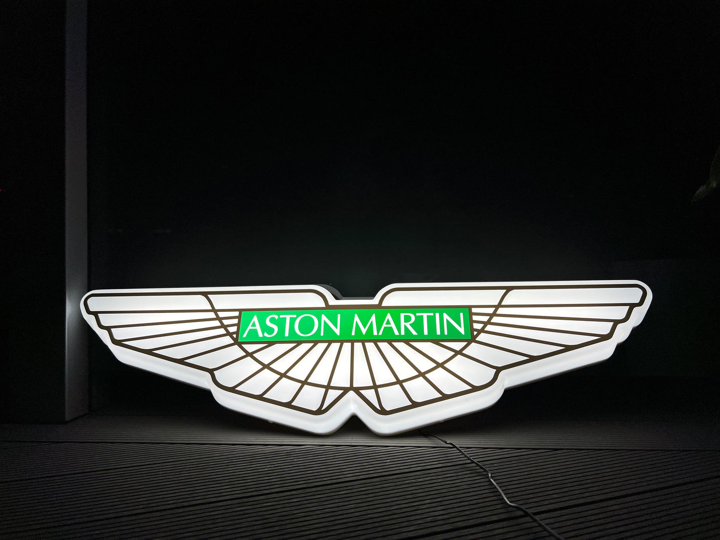 Aston Martin Illuminated Wings Sign #B6