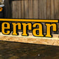 Ferrari Spellout Illuminated Logo Sign #D7