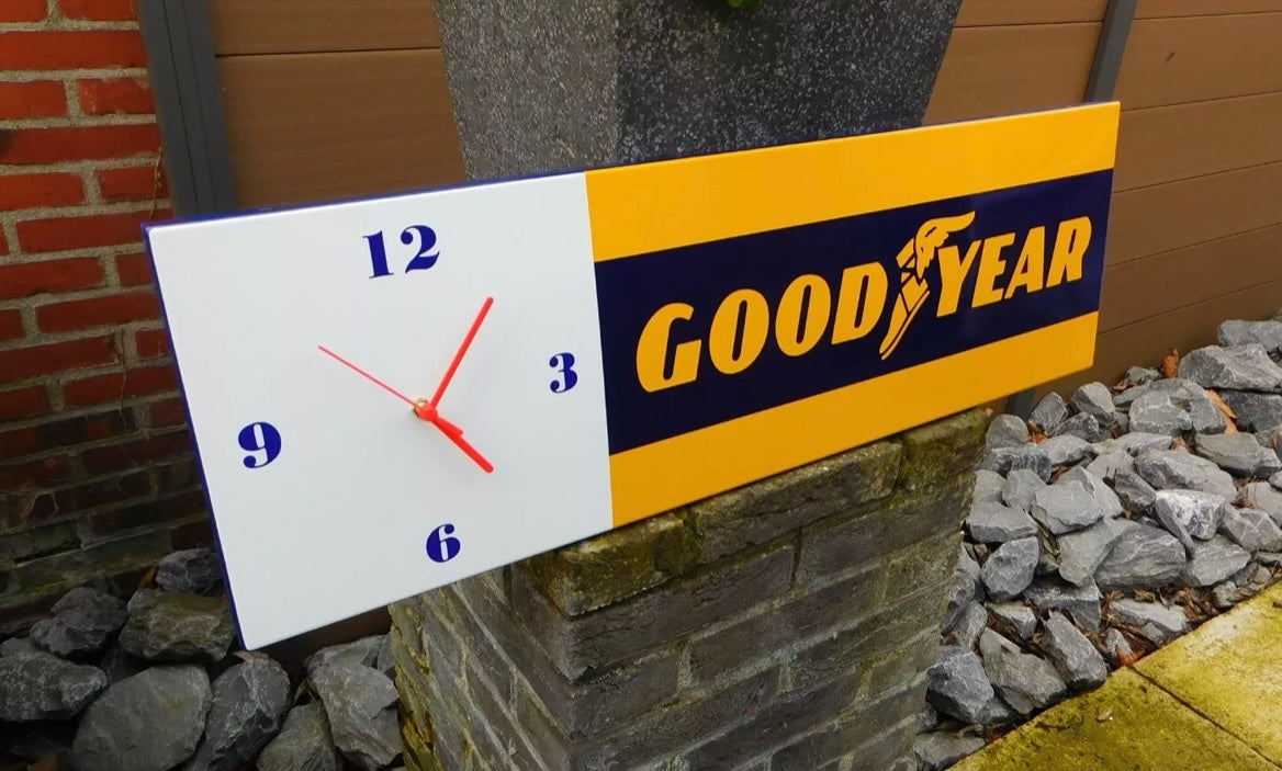 Goodyear Enamel Clock Sign #A42