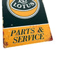 Lotus Metal Sign #A86