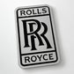 Rolls Royce Silver Acrylic Logo Sign #A112