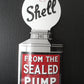 Shell Enamel Pump Sign #A69