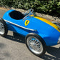 American Retro Racer Pedal Car Blue and Yellow #S16