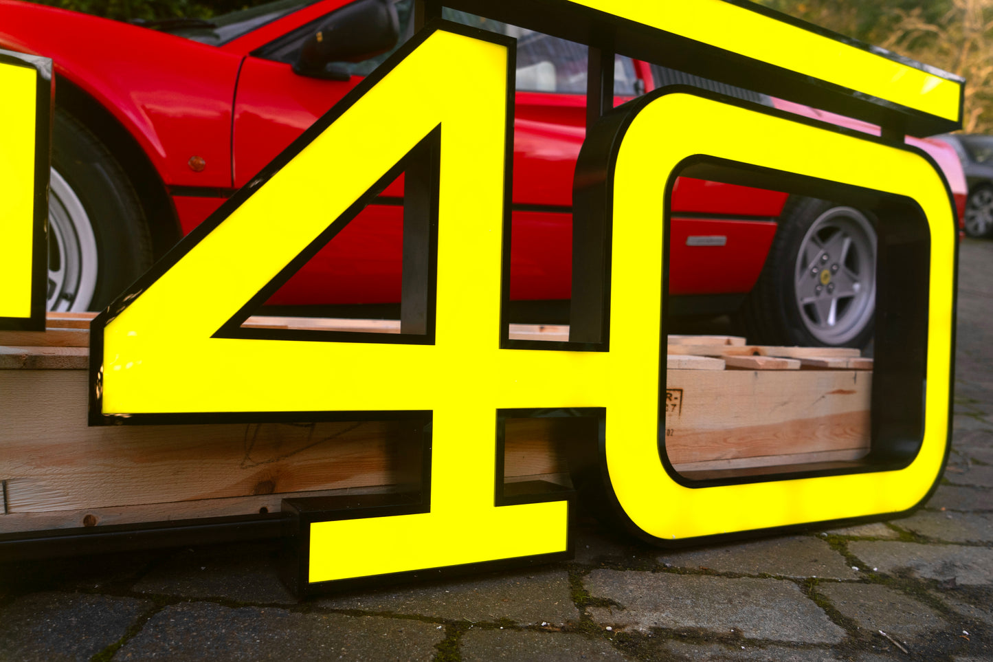 Ferrari F40 Illuminated Sign #D6