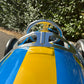 American Retro Racer Pedal Car Blue and Yellow #S16