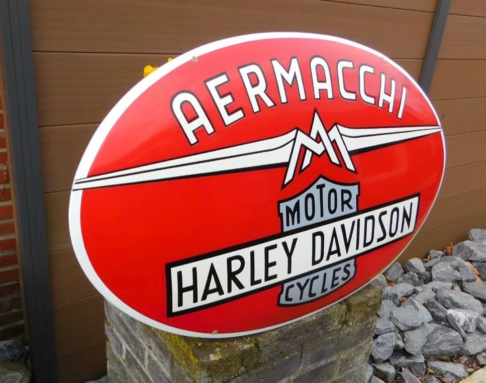 Harley Davidson Motorcycles Enamel Sign #A51