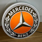 Mercedes Benz Round Illuminated Logo Sign #B53
