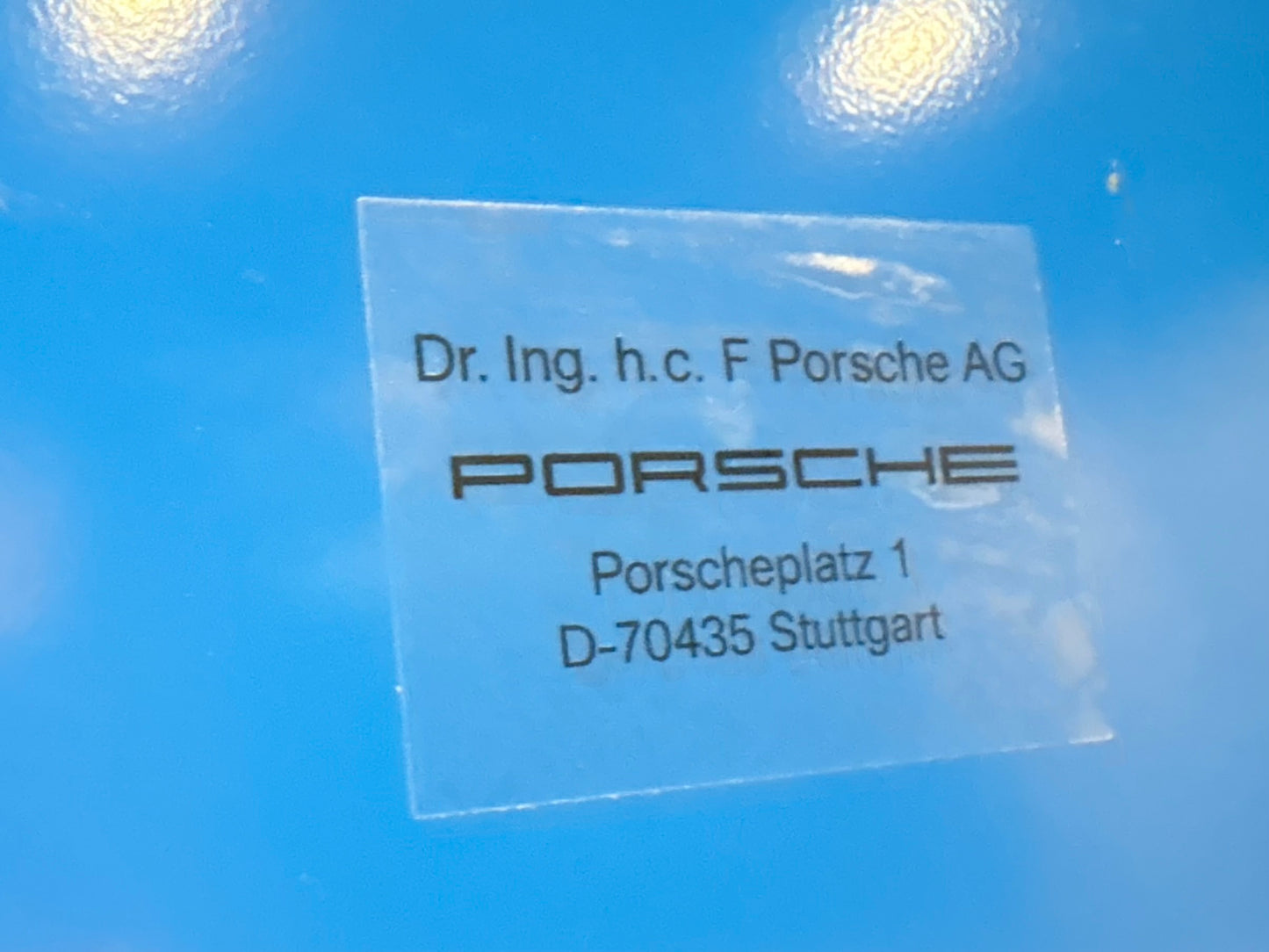 Porsche Crest Dealership Illuminated Sign #D38