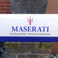 Maserati Dealership Enamel Sign #A60