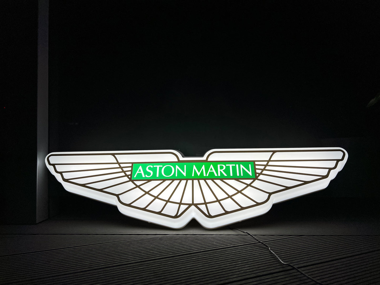 Aston Martin Illuminated Wings Sign #B6