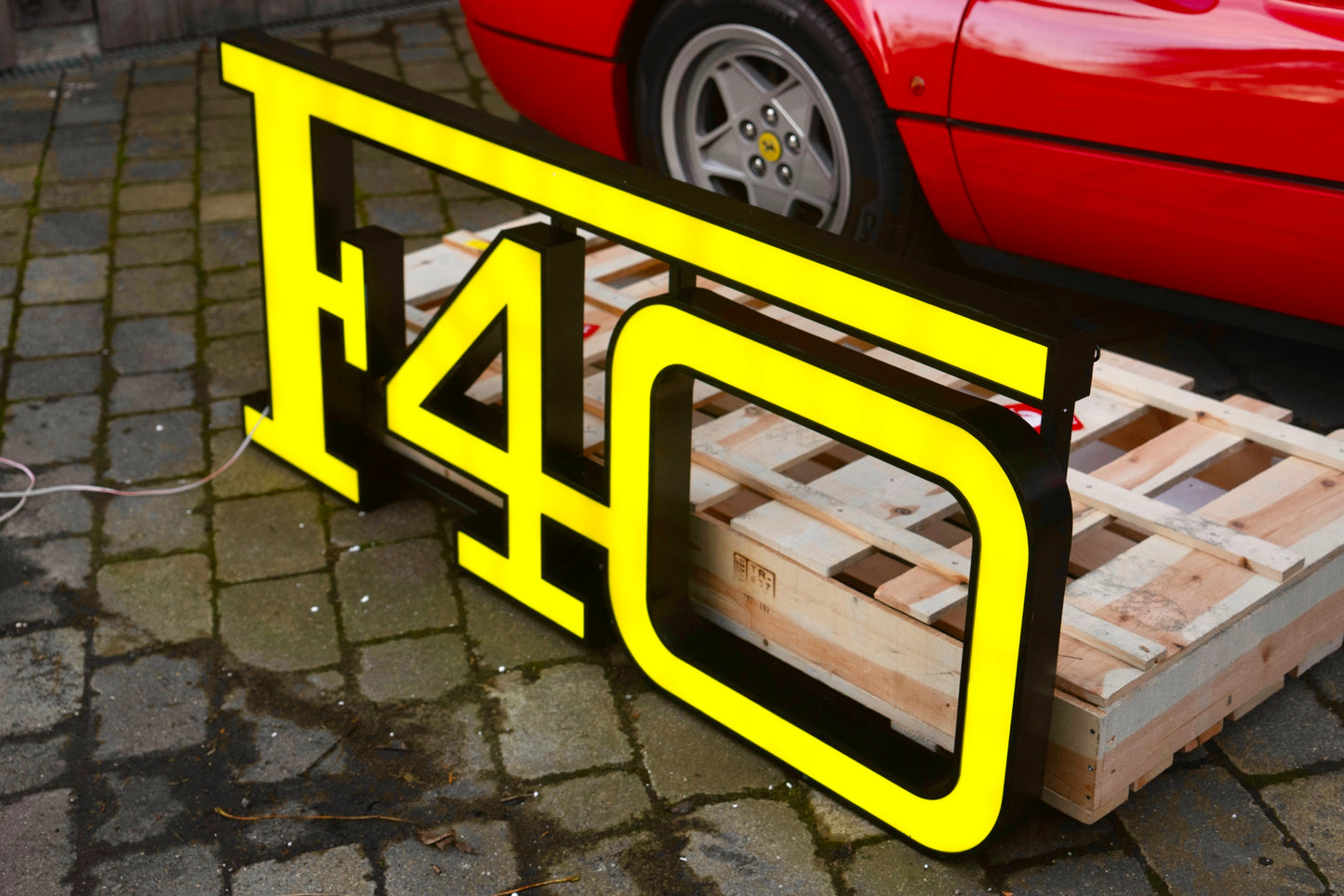 Ferrari F40 Illuminated Sign #D6