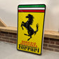 Ferrari Servizio Assistenza Illuminated Logo Sign #B29