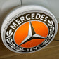 Mercedes Benz Round Illuminated Logo Sign #B53