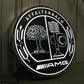 Mercedes Benz AMG Dealership Illuminated Sign Black #D53