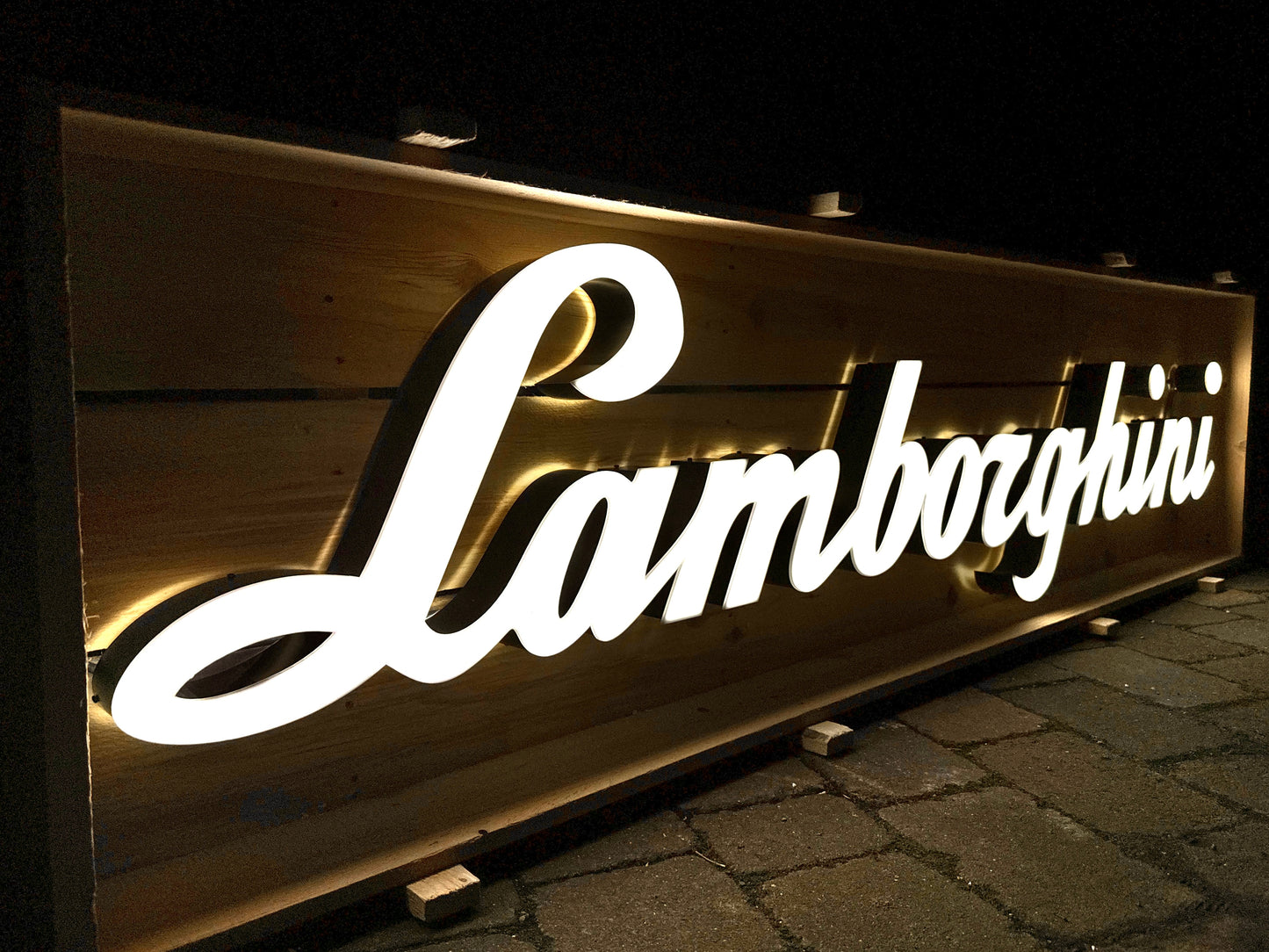 Lamborghini Dealership Illuminated Sign #D10