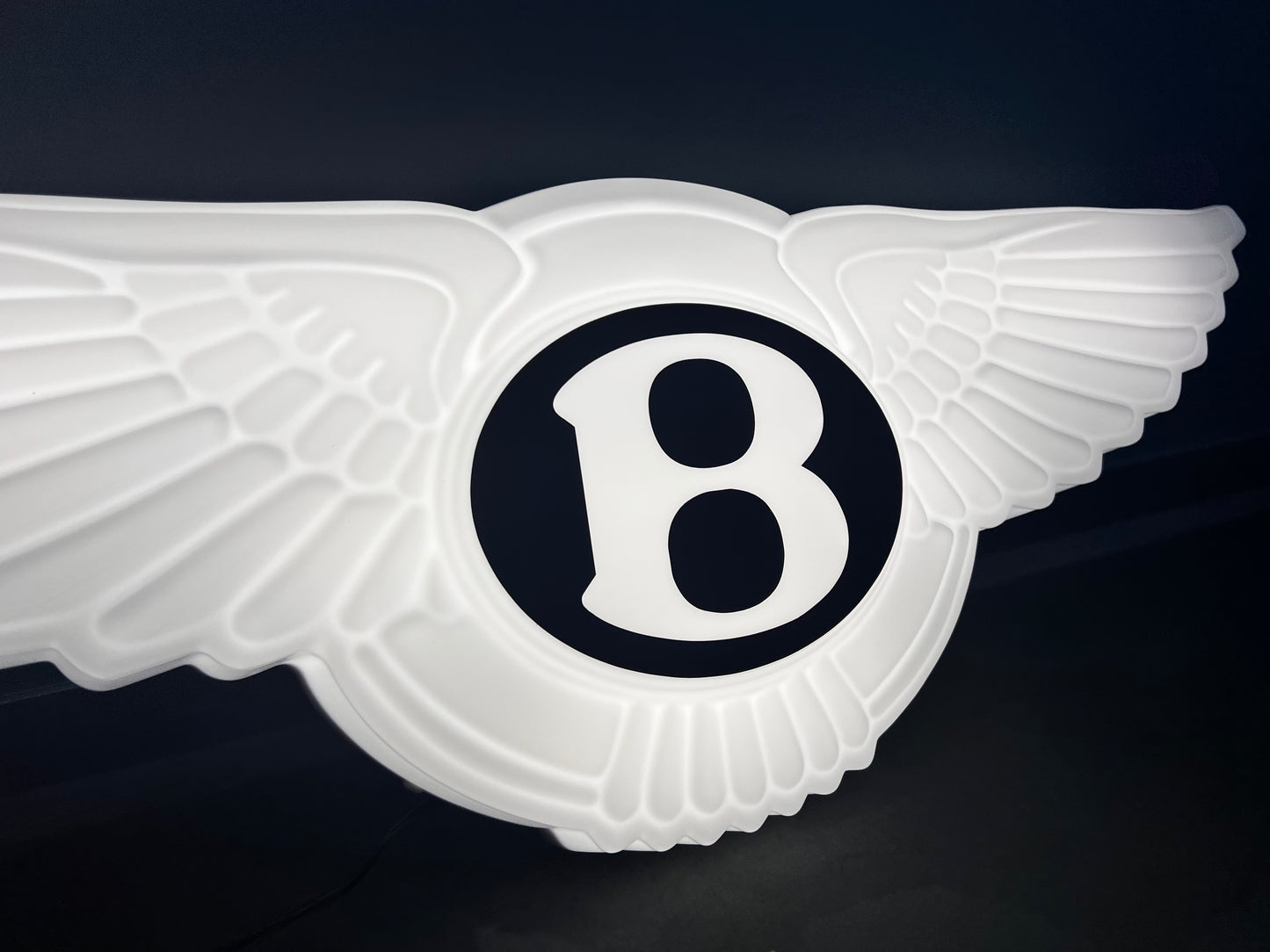 Bentley Wings Illuminated Logo Sign #B11