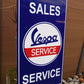 Vespa Service Enamel Sign #A73