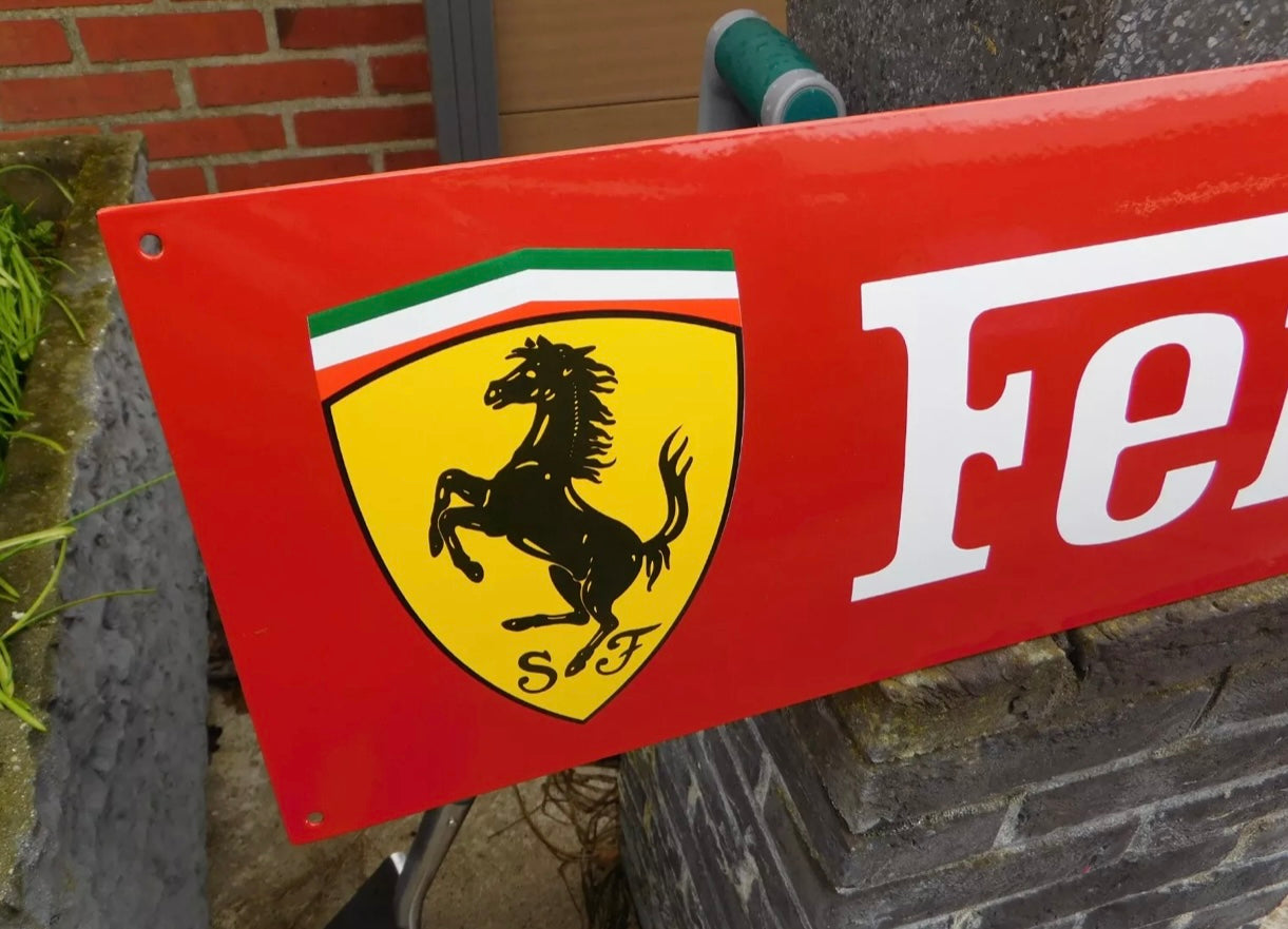 Ferrari Enamel Sign #A32