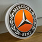 Mercedes Benz Round Illuminated Logo Sign #B53