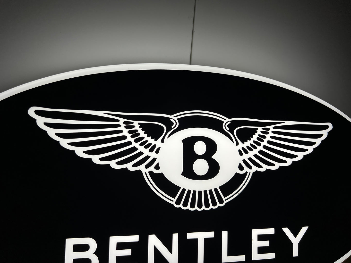 Bentley Black Illuminated Logo Sign #B9