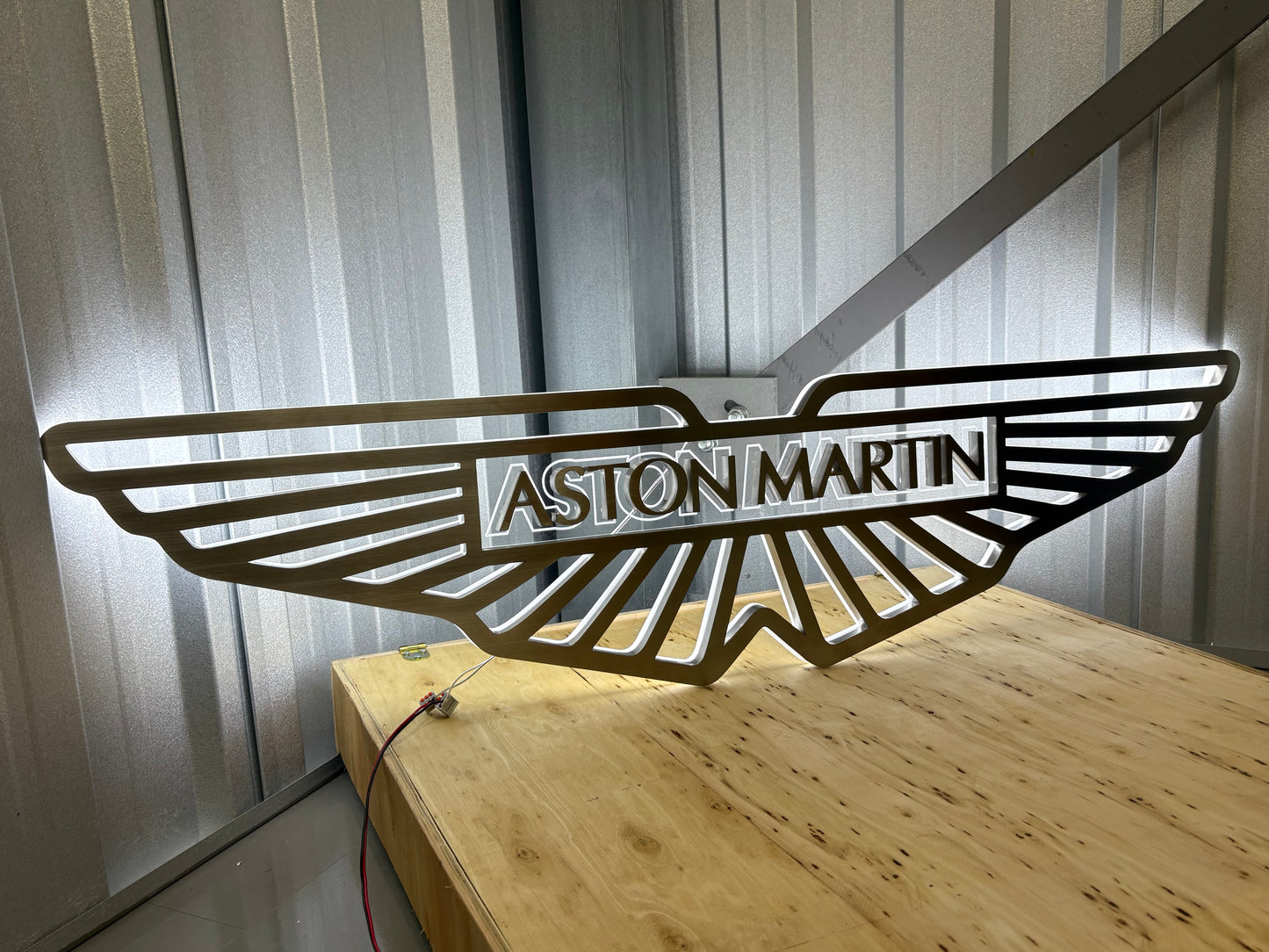 Aston Martin Illuminated Sign #D62