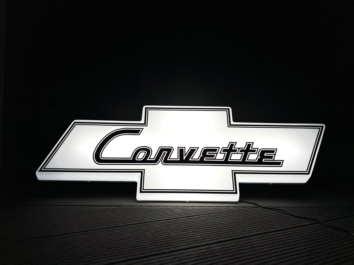 Chevrolet Corvette Illuminated Logo Sign #B19