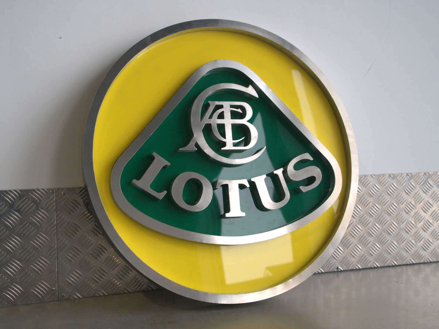 Lotus Dealership Crest Logo Sign #D52