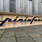 Pininfarina Illuminated Metal Sign Blue #D16