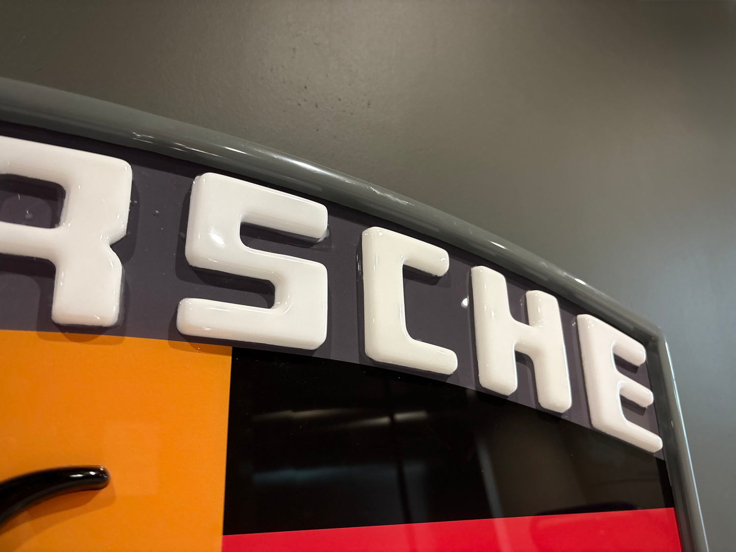 Porsche Crest Dealership Illuminated Sign #D38